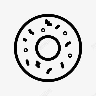甜甜圈吃荷马图标图标