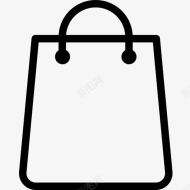 电子商务购物袋购买电子商务图标图标
