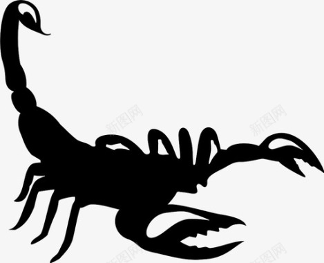 蝎子动物捕食者图标图标