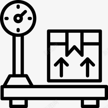 秤称重数字秤工业秤图标图标