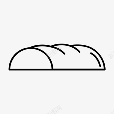 法式鹅肝面包法式面包面包店图标图标