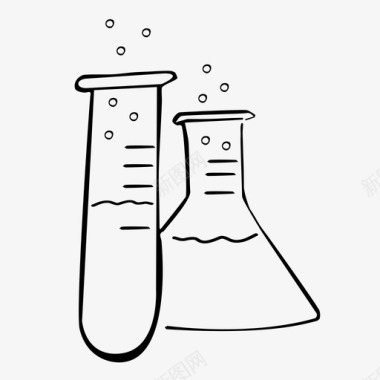 夜灯模式实验室化学组合图标图标