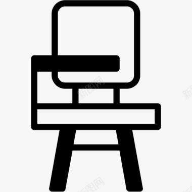 学生椅教室书桌图标图标