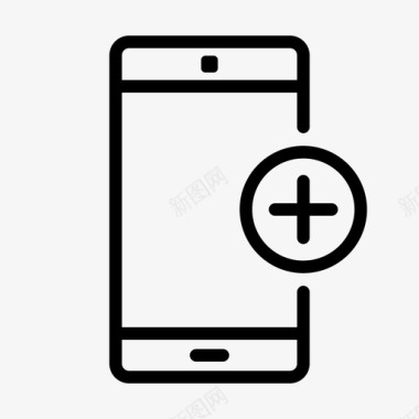 移动ui界面smartphoneaddplus用户界面图标图标