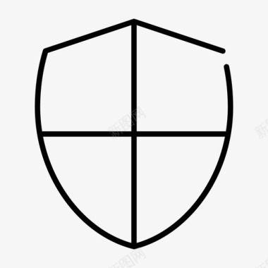 盾牌徽章防护图标图标