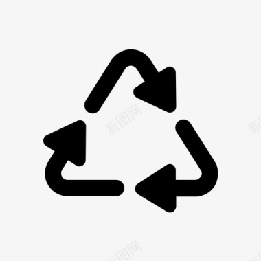 回收更新可持续性图标图标