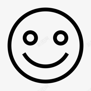 开心的脸表情符号事情图标图标