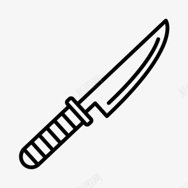 俱乐部刀刀片刀具图标图标