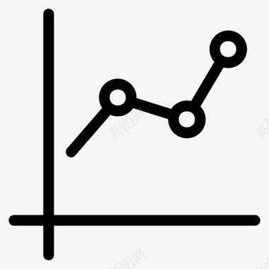 分析商业公司图标图标