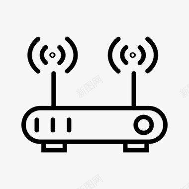 wifi互联网wifi家庭网络集线器图标图标