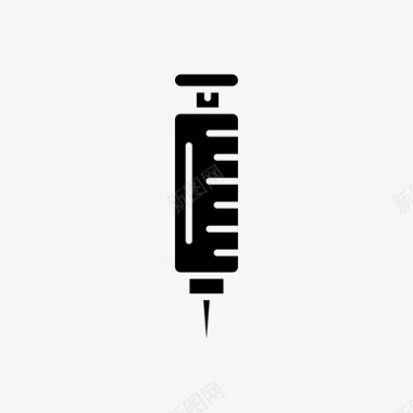 矢量药品注射器医院医疗图标图标