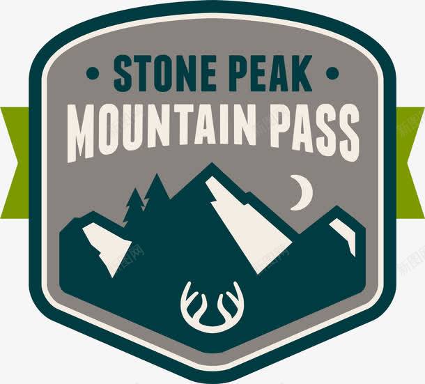 野营爬山灰色标签png免抠素材_88icon https://88icon.com 卡通标签 大山 攀岩 灰色 爬山 野营