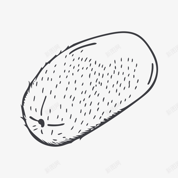 手绘猕猴桃png免抠素材_88icon https://88icon.com 手绘画 水果 猕猴桃 矢量装饰 装饰