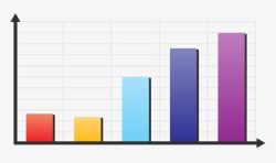 统计图柱型矢量图素材