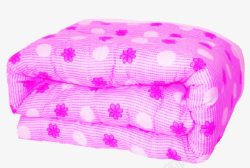 粉色的棉被素材