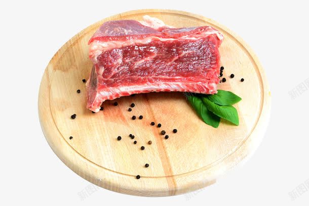 一块猪排png免抠素材_88icon https://88icon.com 牛排 美食 美餐 肉食 芝麻