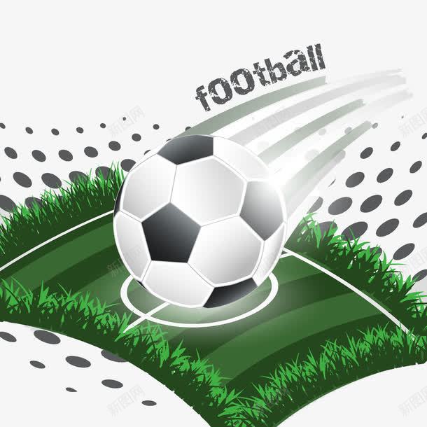 足球运动海报png免抠素材_88icon https://88icon.com 卡通 草坪 足球 运动