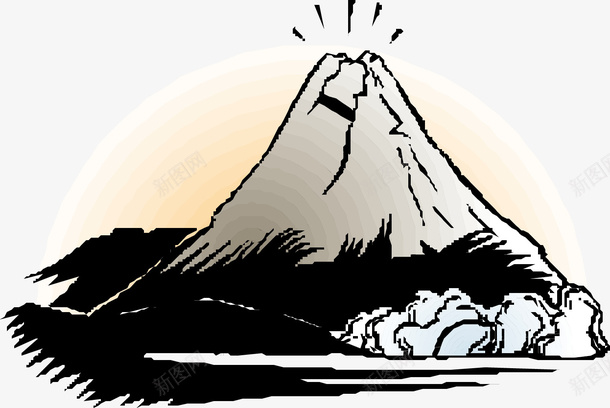 手绘插画山png免抠素材_88icon https://88icon.com 山 山脉 手绘 手绘插画山 手绘水墨插画 插画 自然风景 装饰插画