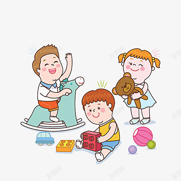可爱的小孩png免抠素材_88icon https://88icon.com 儿童 卡通 可爱的 开心的 手绘 插图 高兴地