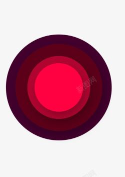 红色圆形背景元素素材