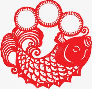 连年有鱼新年png免抠素材_88icon https://88icon.com 新年 素材 连年