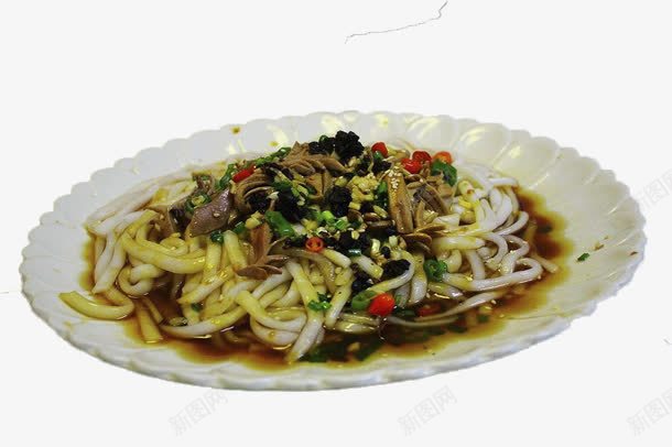 凉拌土豆粉png免抠素材_88icon https://88icon.com 产品实物 凉拌 土豆粉 食物