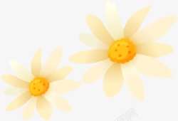 黄色春天纹理花朵素材