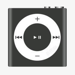 苹果灰色iPod音乐纳米洗牌i素材