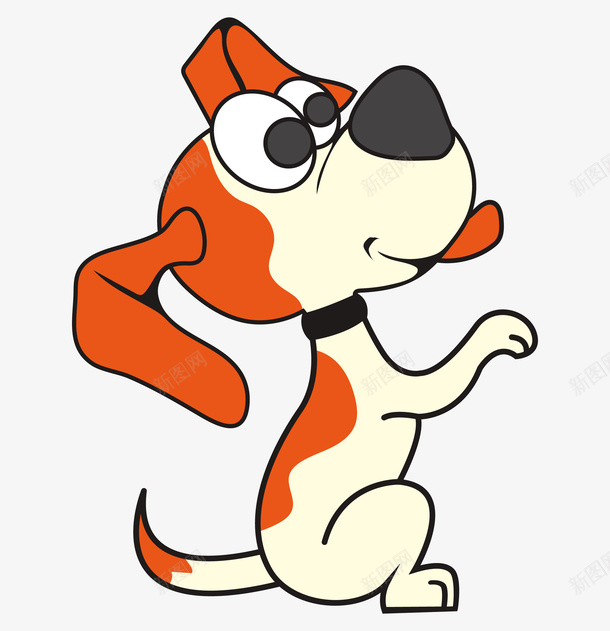 手绘卡通可爱小花狗png免抠素材_88icon https://88icon.com 动物可爱 卡通动物 小清新海报设计 小花狗 手绘动物头像 萌萌哒的小动物 装饰卡通