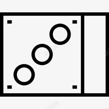 游戏显示器骰子图标图标