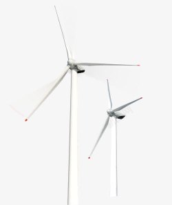 发电装置转动的风力发电装置高清图片