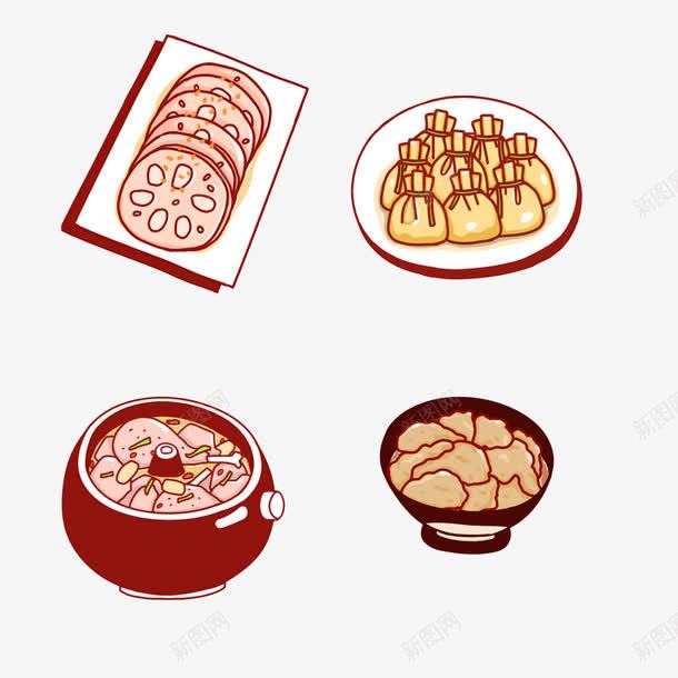 手绘食物png免抠素材_88icon https://88icon.com 手绘 海报元素 装饰 购物攻略 食物