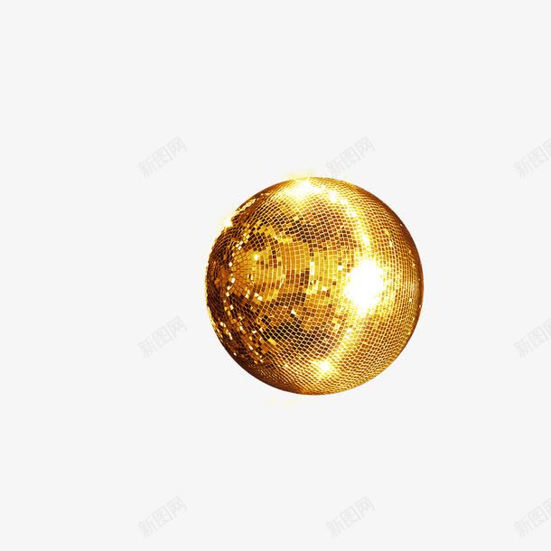 金色亮晶晶球png免抠素材_88icon https://88icon.com 装饰 装饰素材 金色亮晶晶球 金色球