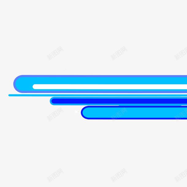 条形装饰图案png免抠素材_88icon https://88icon.com banner装饰 条形 海报装饰 蓝色