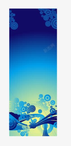 x展架矢量图素材