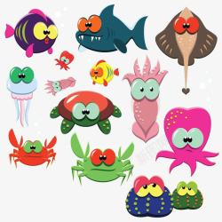卡通鱼儿素材