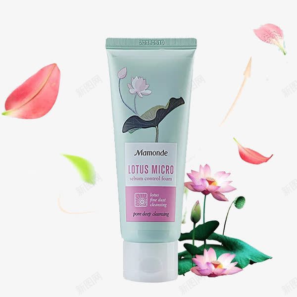 Mamonde梦妆清莲净澈png免抠素材_88icon https://88icon.com Mamonde 实物 梦妆 洁面膏