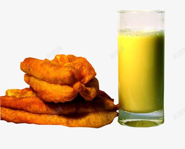 油条和豆浆png免抠素材_88icon https://88icon.com 产品实物 油条 美食 菜肴 豆浆