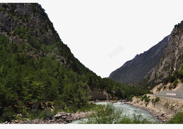 青山流水png免抠素材_88icon https://88icon.com 旅游 流水 美景 青山 青山流水