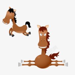 可爱的小马素材