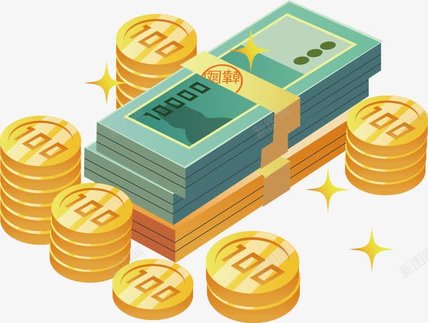 金钱虚拟货币png免抠素材_88icon https://88icon.com 虚拟货币 货币 金钱