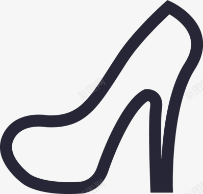 女鞋矢量图图标图标