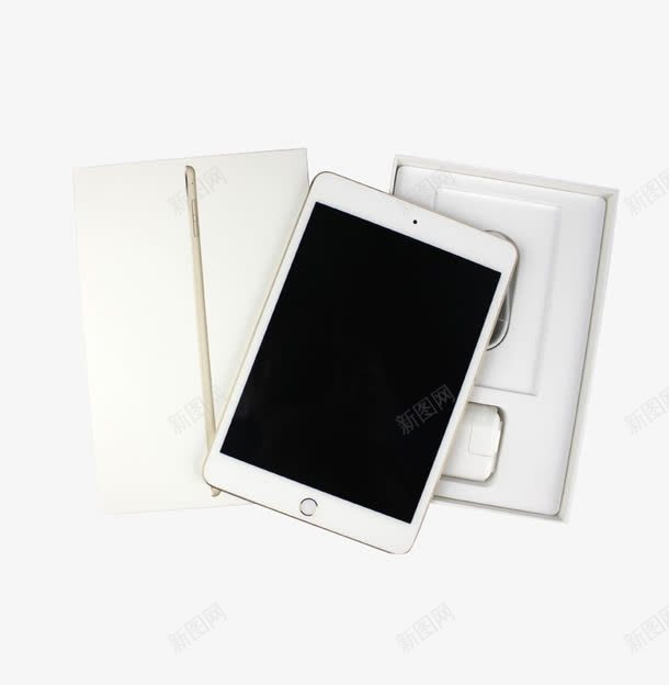 ipadmini4新包装打开png免抠素材_88icon https://88icon.com ipad ipadmini mini 产品实物 平板 数码产品 电子产品 苹果产品 迷你平板