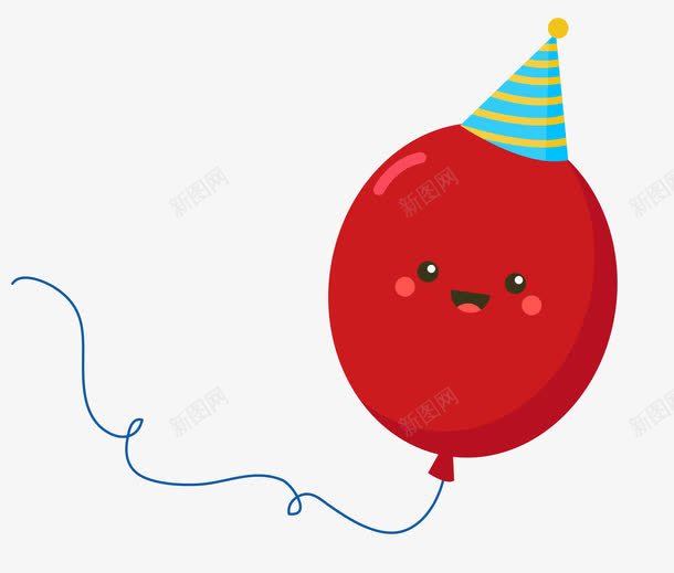 卡通扁平化红色气球png免抠素材_88icon https://88icon.com 卡通气球 可爱气球 扁平化红色气球 气球 气球png 矢量气球