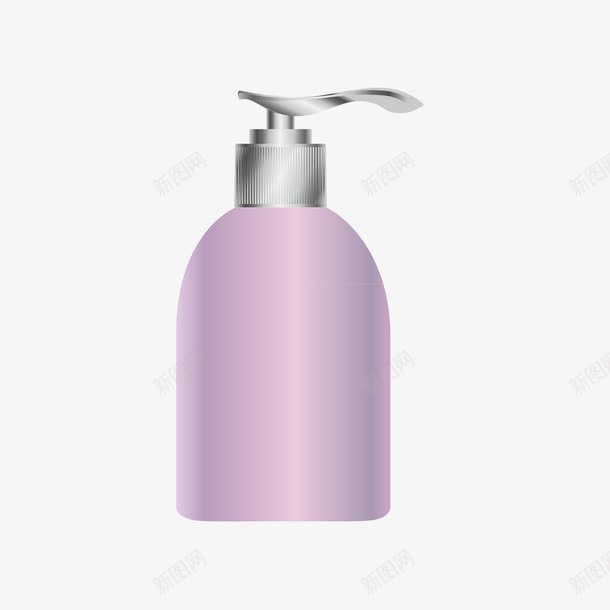 空白化妆品包装瓶子png免抠素材_88icon https://88icon.com 包装 空白化妆品 紫色