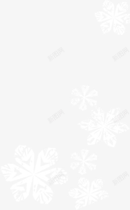 白色雪花冬季海报png免抠素材_88icon https://88icon.com 冬季 海报 白色 雪花