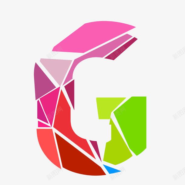 动感破裂字母Gpng免抠素材_88icon https://88icon.com 字母G 破裂字母