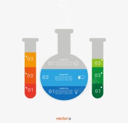 商业扁平烧杯素材