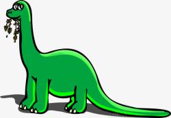 绿色的恐龙素材