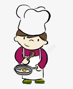 大厨做饭素材